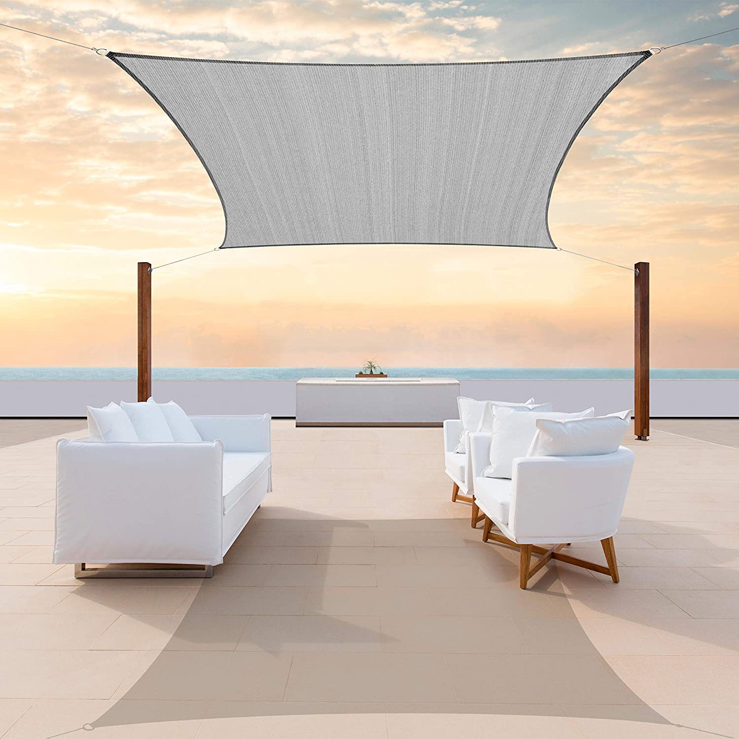 Waterproof and sun-proof sunshade sail, outdoor canopy tent, outdoor courtyard camping car sunshade canopy