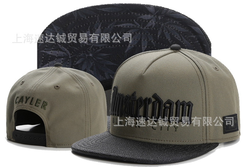 Mayorista comercio exterior sombrero plano sombrero ajuste sombrero sombrero de automóvil sombrero de moda americana sombrero de sol sombrero de sol