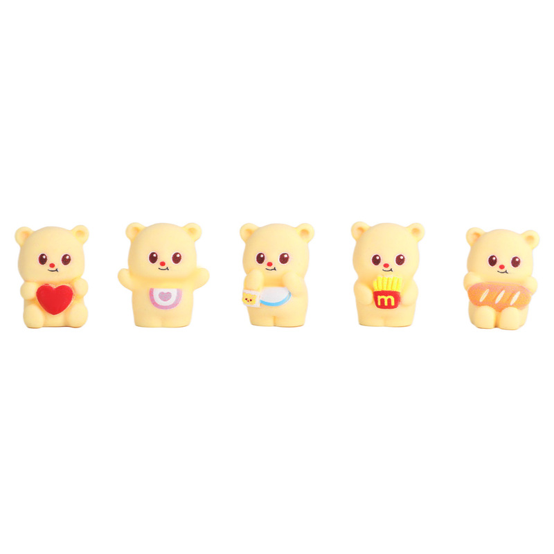 漫画樹脂かわいいクリームクマアクセサリーキーホルダージュエリーアクセサリー DIY クリエイティブジュエリー材料卸売|undefined