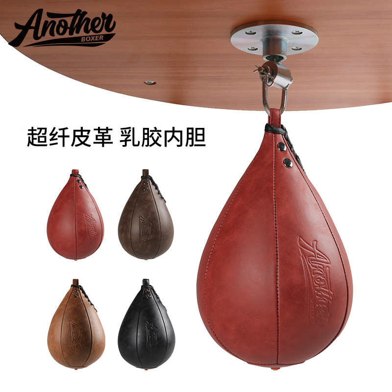 Boxing Speed Ball Hanging Adult Professional Boxing Training Pear Ball Reaction Vent Ball Fighting Pear-Shaped Elastic Ball