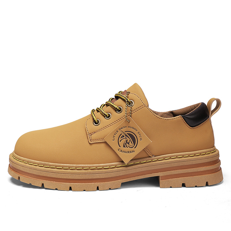 2023 Spring New Breathable Martin Boots For Men, Good Quality, Durable Work shoes, trendy low-top martin shoes_voghion.com