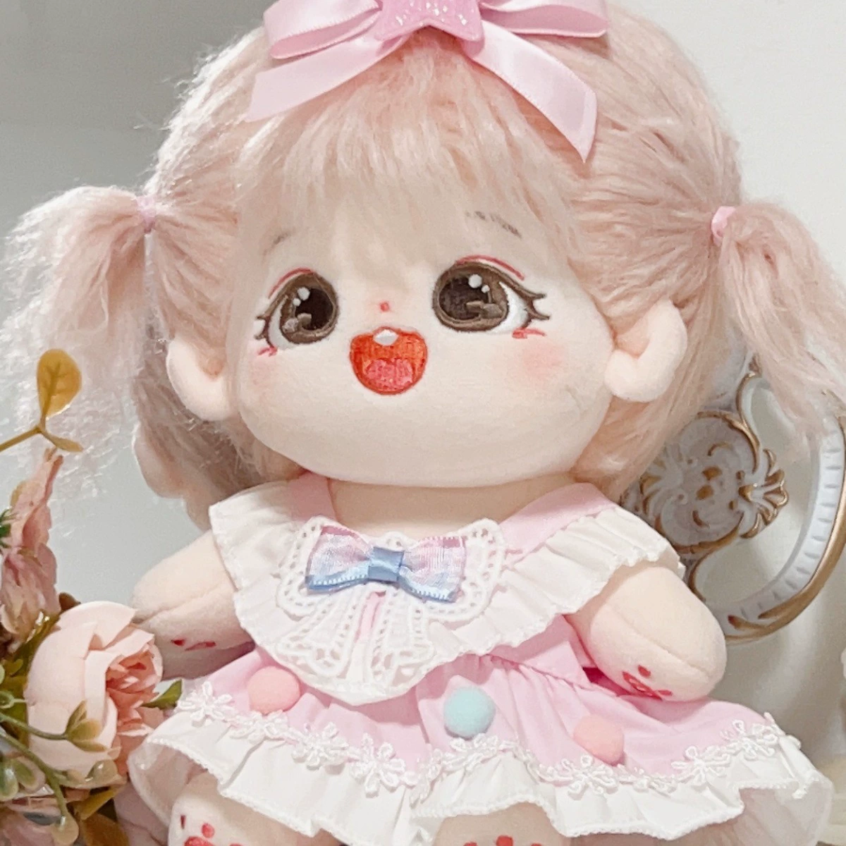 Хлопковая китайская кукла для переодевания, стиль Lolita, подарочный презент на день рождения, детская одежда