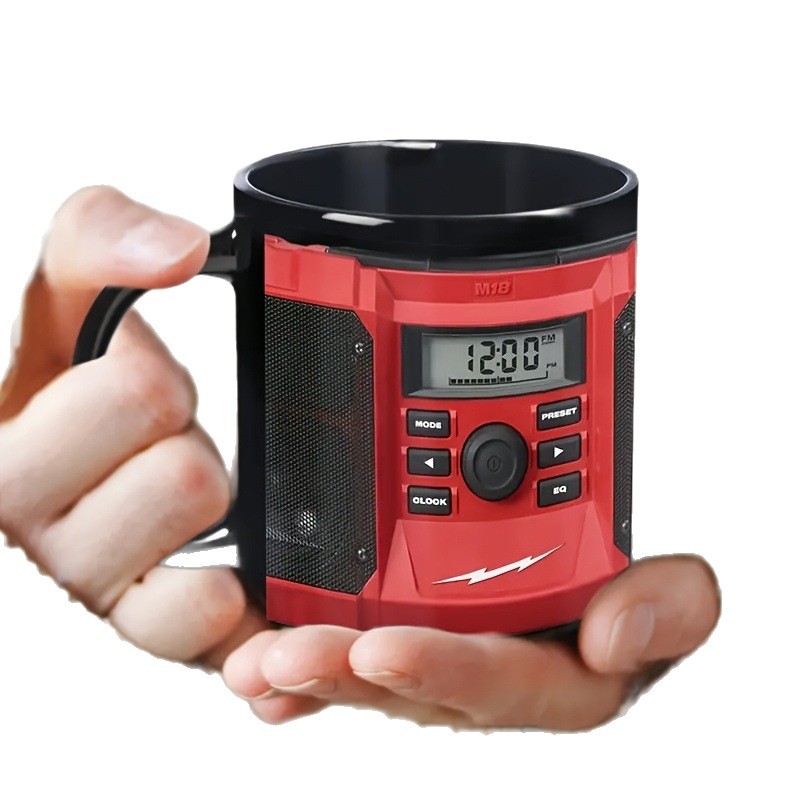 Nueva taza roja de cerámica con diseño de herramientas, ideal para regalo, taza de cerámica con diseño de herramientas Red Powe.