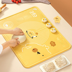 Silicone dough kneading mat rolling pin cake tool and dough mat baking mat food-grade silicone household thickening flour