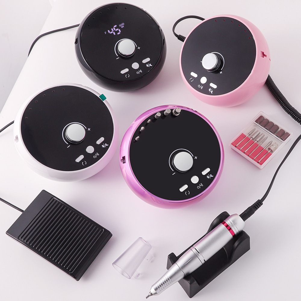 Nuevo transfronterizo 45000 rpm amolador de uñas 203 amolador de uñas eléctrico ligeras amolador de uñas amolador de uñas