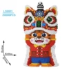 Huge 64cm Lion Dance + Free Building Block Hammer