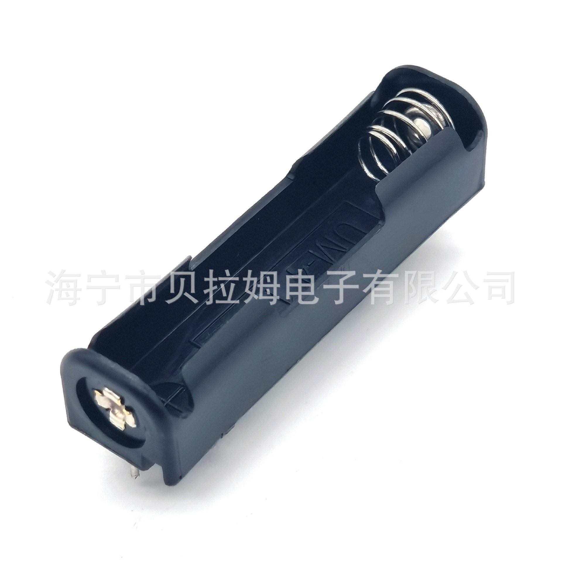 1AAA七号一节7号1节UM4*1带PCB电路板黄铜0.8mm插针电池盒