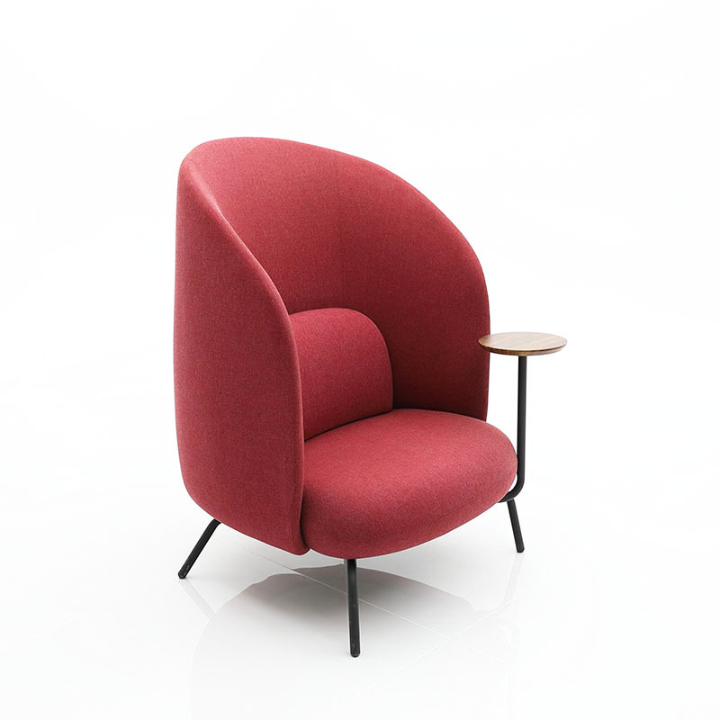 High-Back Single Sofa Chair, High-End Commercial Rest and Reception Chair, Hotel Club Public Sofa Booth