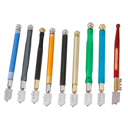 Diamond glass knife for cutting thick glass tiles floor tiles cutting knife household multifunctional hand knife roller type