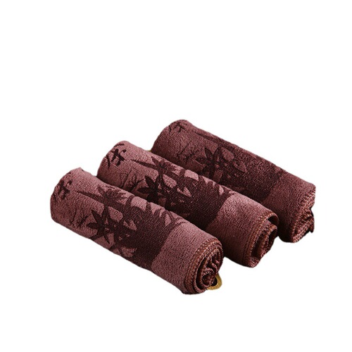 Brushed tea towel 30*30 thick microfiber square towel gift towel absorbent dry cotton and linen tea set cleaning towel