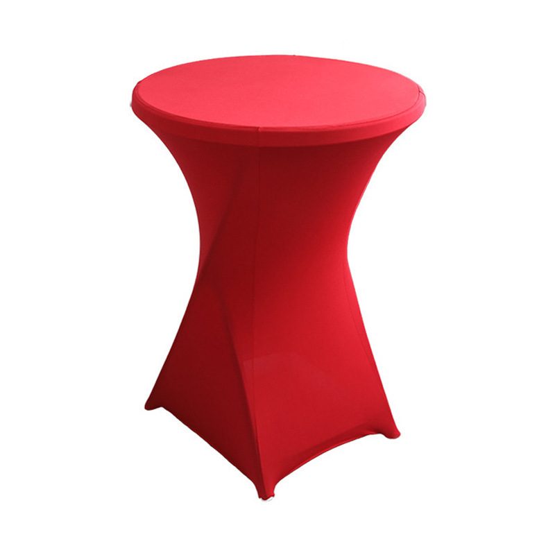 Funda Elástica para Mesa de Cóctel Redonda de Poliéster, Decorativo, para Hoteles y Fiestas