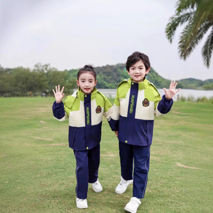 Autumn and winter primary and secondary school students' assault clothes school uniforms class uniforms three-in-one kindergarten garden clothes sports suit liner removable