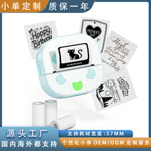 跨境热销D21口袋贴纸打印机热敏无墨蓝牙连接家用小型迷你printer