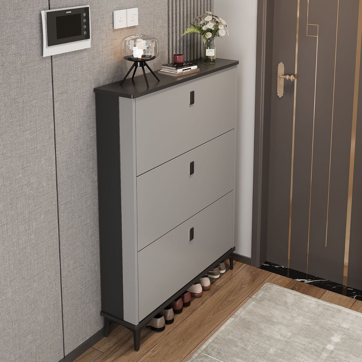 라이트 럭셔리 그레이 100*24*120 "더블 슈즈]