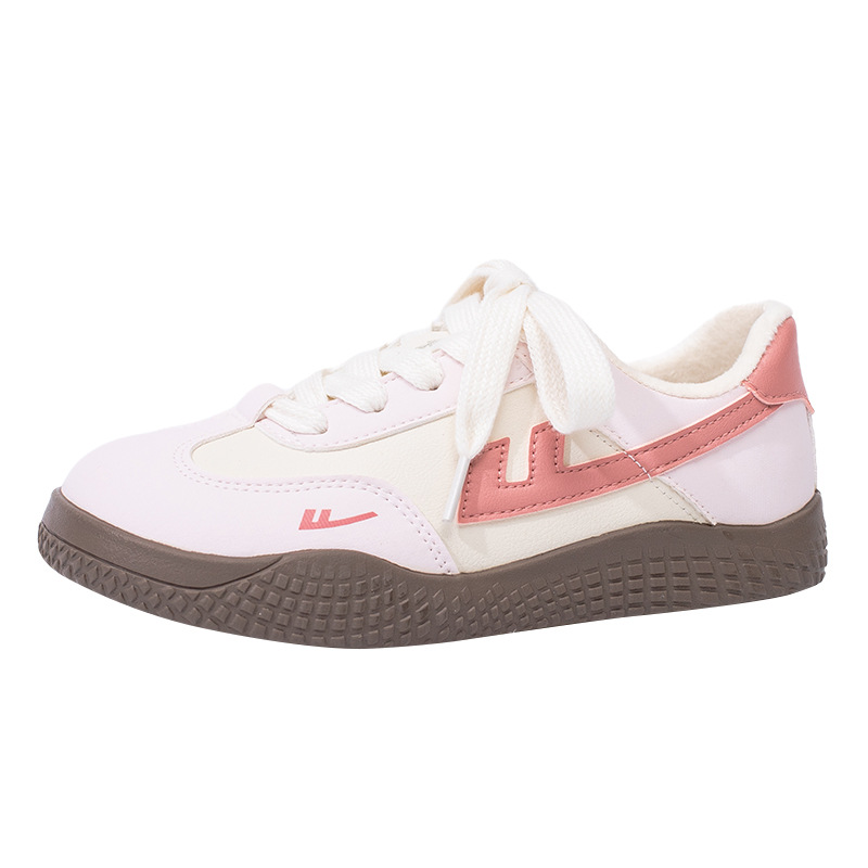 Zapatos de entrenamiento alemán estilo universitario amarillo jengibre zapatos casuales de suela suave para estudiantes nuevos zapatos bajos de todo fósforo para mujeres