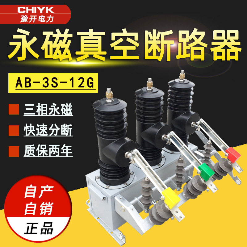 AB-3S-12/630A户外永磁智能高压真空断路器 10kv带隔离柱上开关