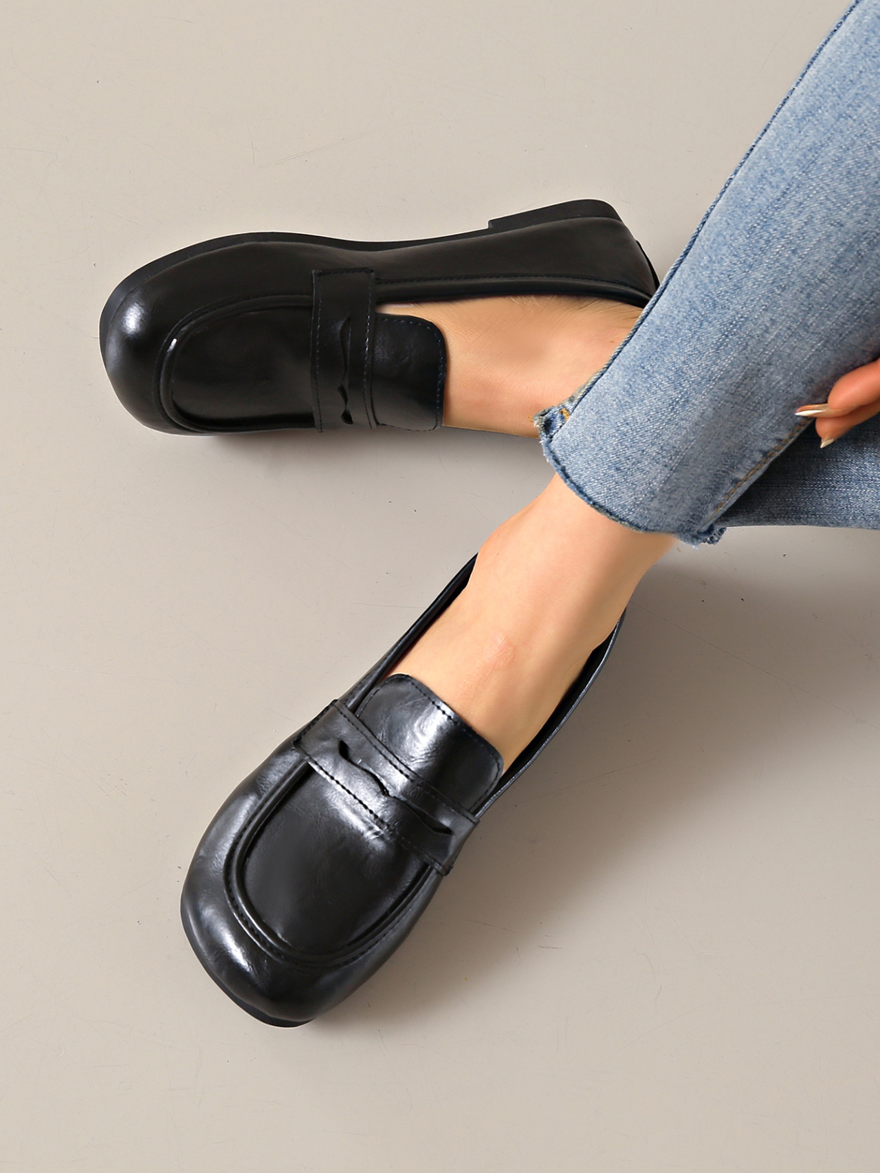 Women's Shoes Spring New Single Shoes Loafers Comfortable Women's Shoes With Soft Soles Shallow Mouth Shoes_voghion.com