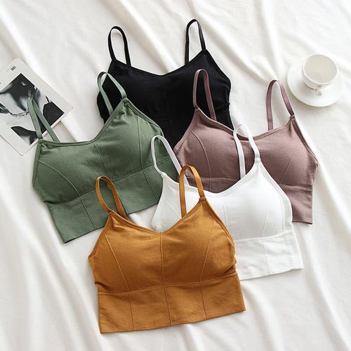 Cross-border 646 bra for girls with beautiful back, adjustable shoulder straps, sports gathering, anti-exposure, no rims tube top