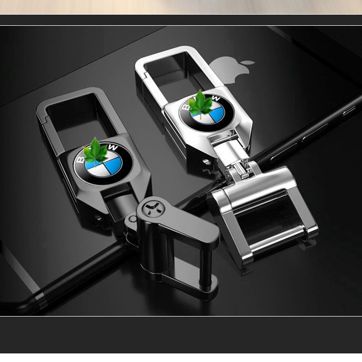 [Seguridad anti-perdido] llavero nuevos hombres y mujeres exquisito coche de alta gama personalizada creativa multi-funcional simple y elegante