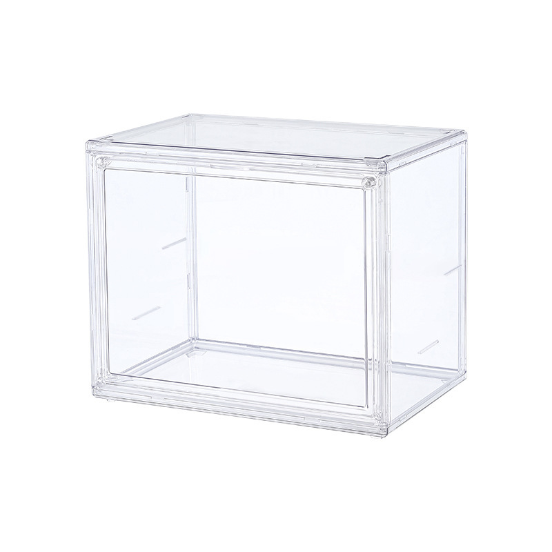 Caja de almacenamiento transparente bolsa vitrina de almacenamiento de escritorio en casa de almacenamiento artefacto cosméticos libro organizador rack de almacenamiento