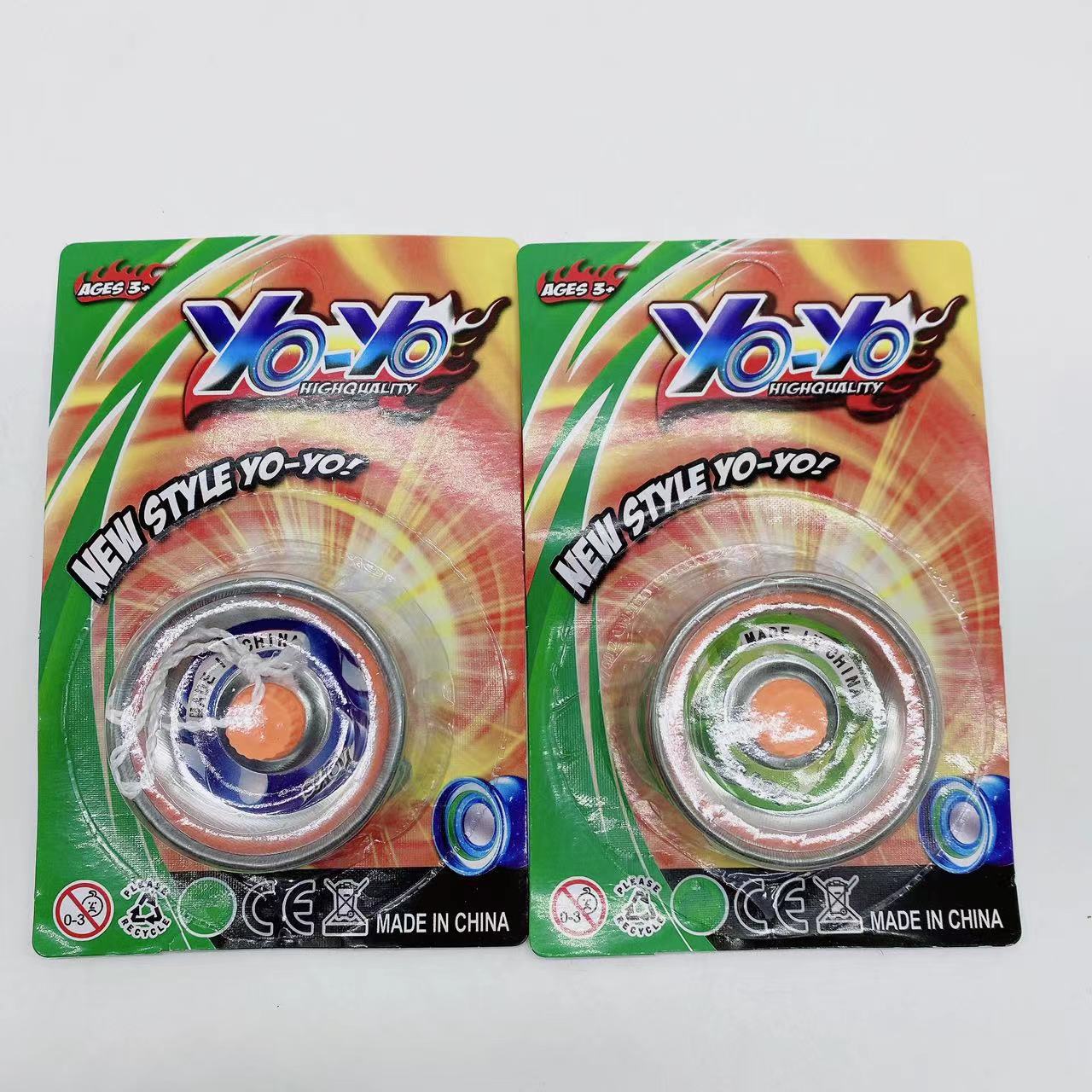 Children's toy yo-yo yo-yo alloy single pack suction card pack yoyo ball competitive 2 yuan goods wholesale