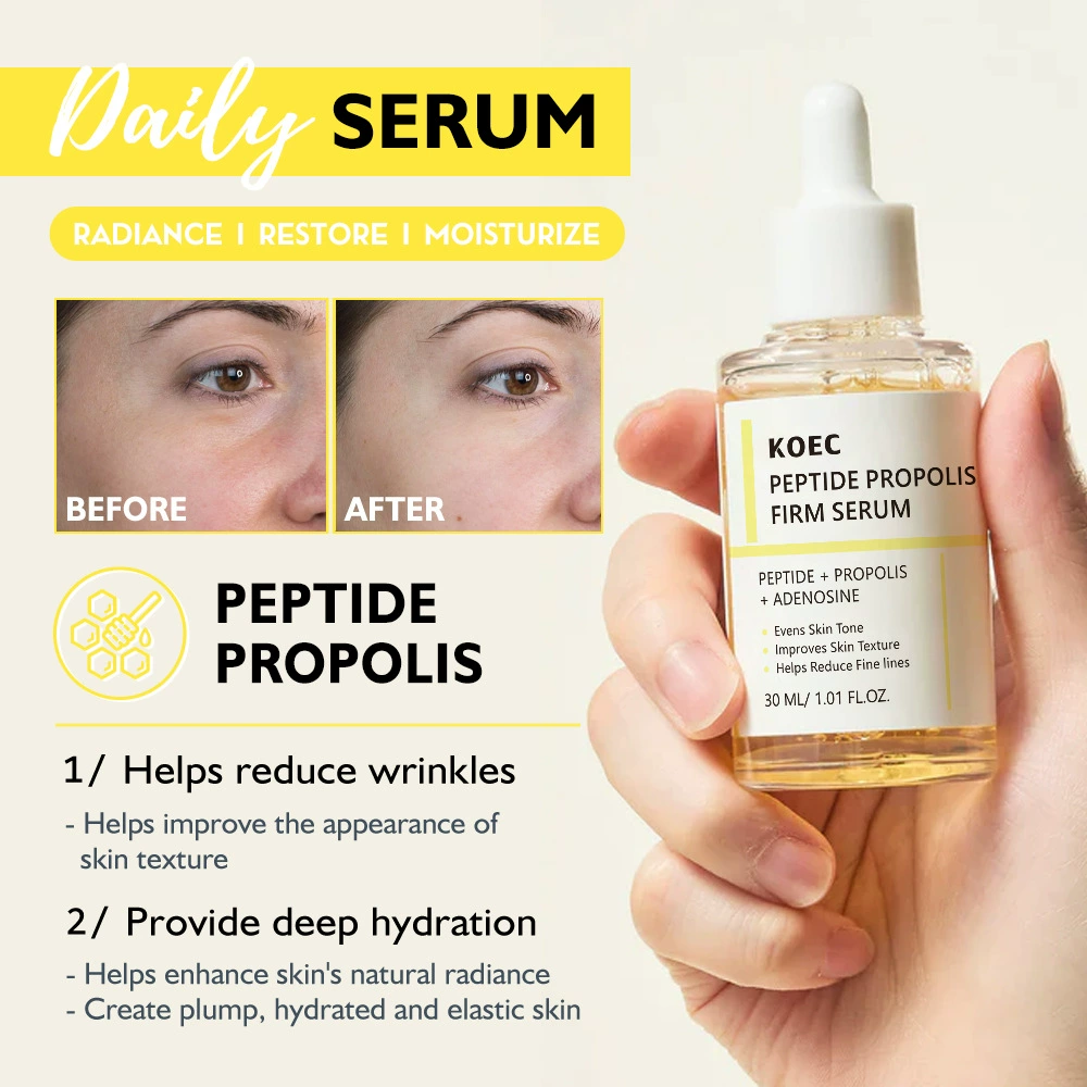 Эссенция для лица KOEC Peptide Propolis и HA‑Cica, 30 мл — укрепление и увлажнение