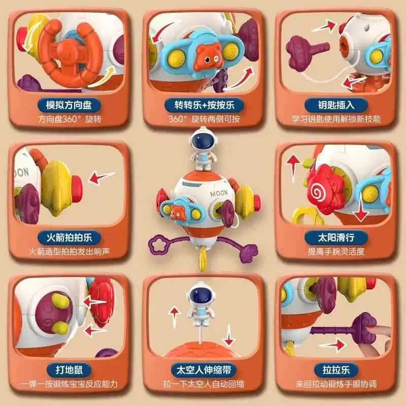 Grabber Montessori sensorics, toy for training, early education