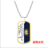 Necklace, epoxy resin stainless steel, European style, suitable for import, Birthday gift