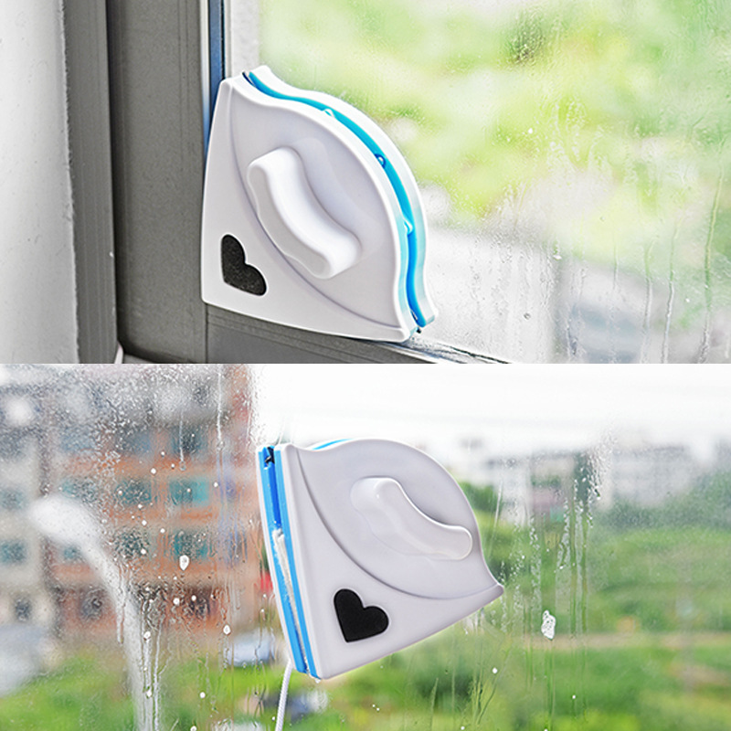 Wipe glass artifact household single-layer glass strong magnetic double-sided wipe high-rise building cleaning tools wash window wiper wholesale