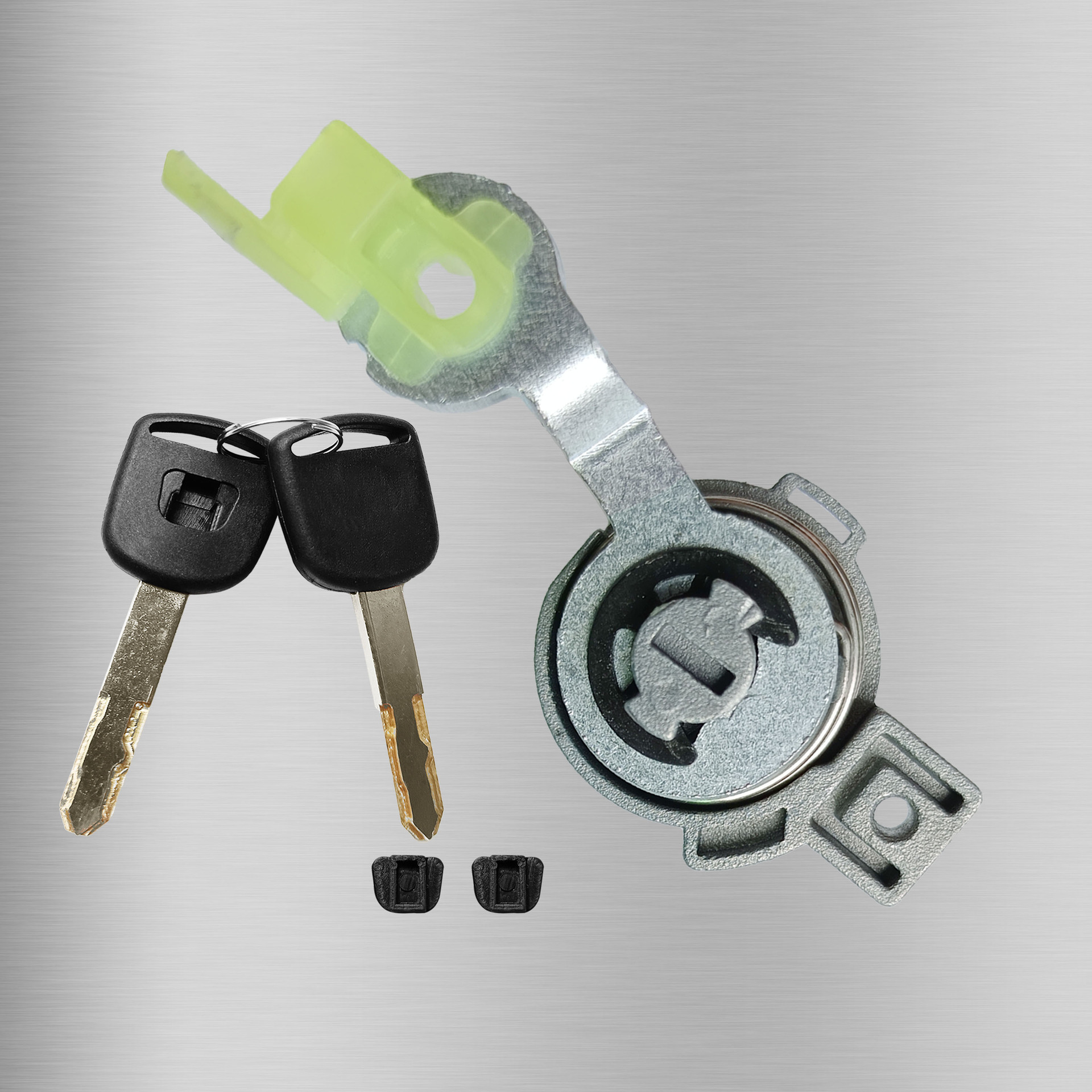 Accesorios de cerradura de puerta de automóvil de 2 llaves para cilindro de cerradura de puerta derecha de Honda CRV OE: 72185-S9A-M03 image 4