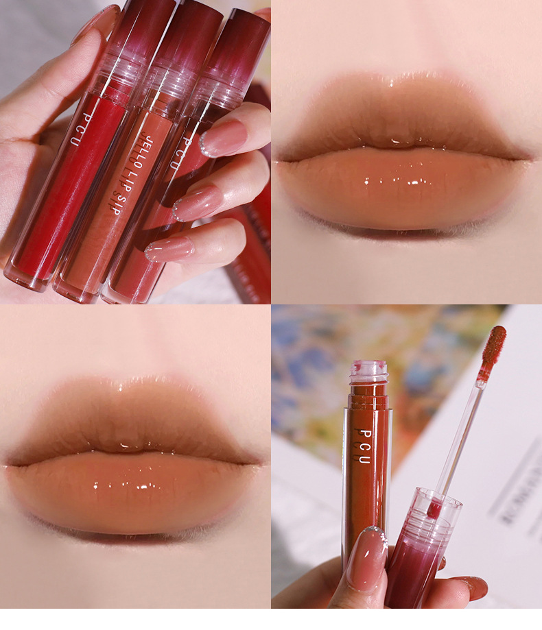 PCU Inner Drama Mirror Water Gloss Lip Gloss forms a long-lasting film without fading, providing a moist feel. It's a popular lip gloss undefined