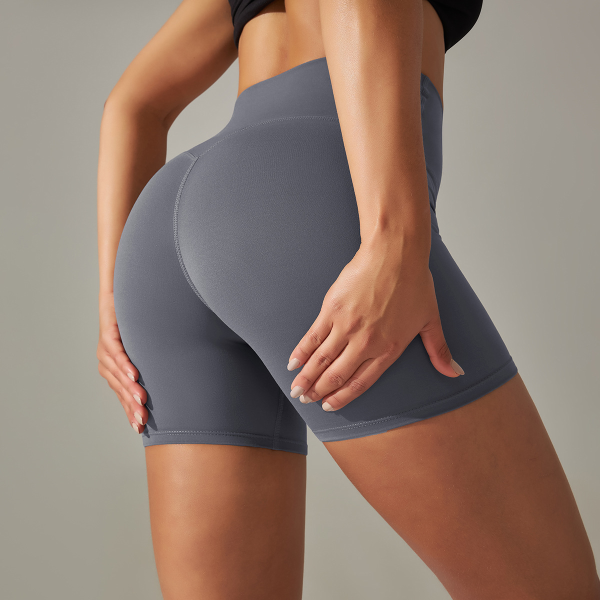 105g Weight Shorts Pants Length Nylon, Spandex Fabric Type Leggings Pants Type Fitness, Yoga Occasion Solid Color Pattern Summer, Spring Season Casual, Sport Style Style Casual Sport Style Solid Color Nylon Spandex Active Bottoms Leggings 166