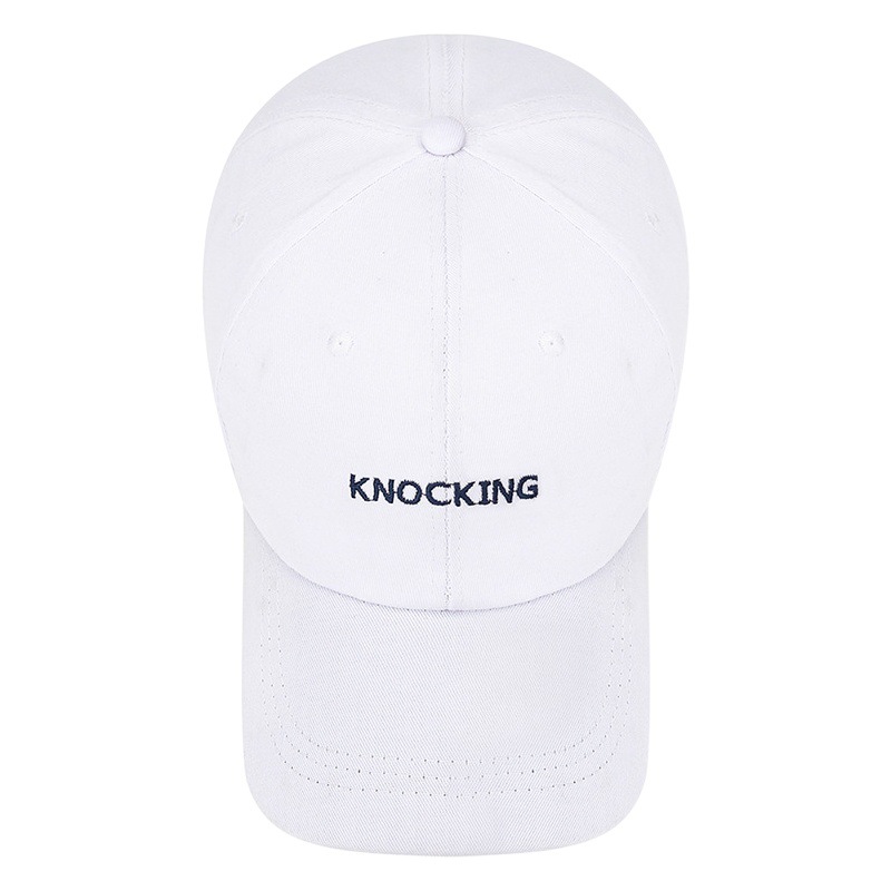 Sombrero para mujer primavera y verano INS de moda carta gorra de béisbol estilo coreano cara de aspecto pequeño otoño color sólido todo partido gorra a prueba de Sol para hombres