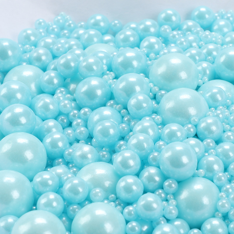 스카이블루 비즈 믹스-130g 병