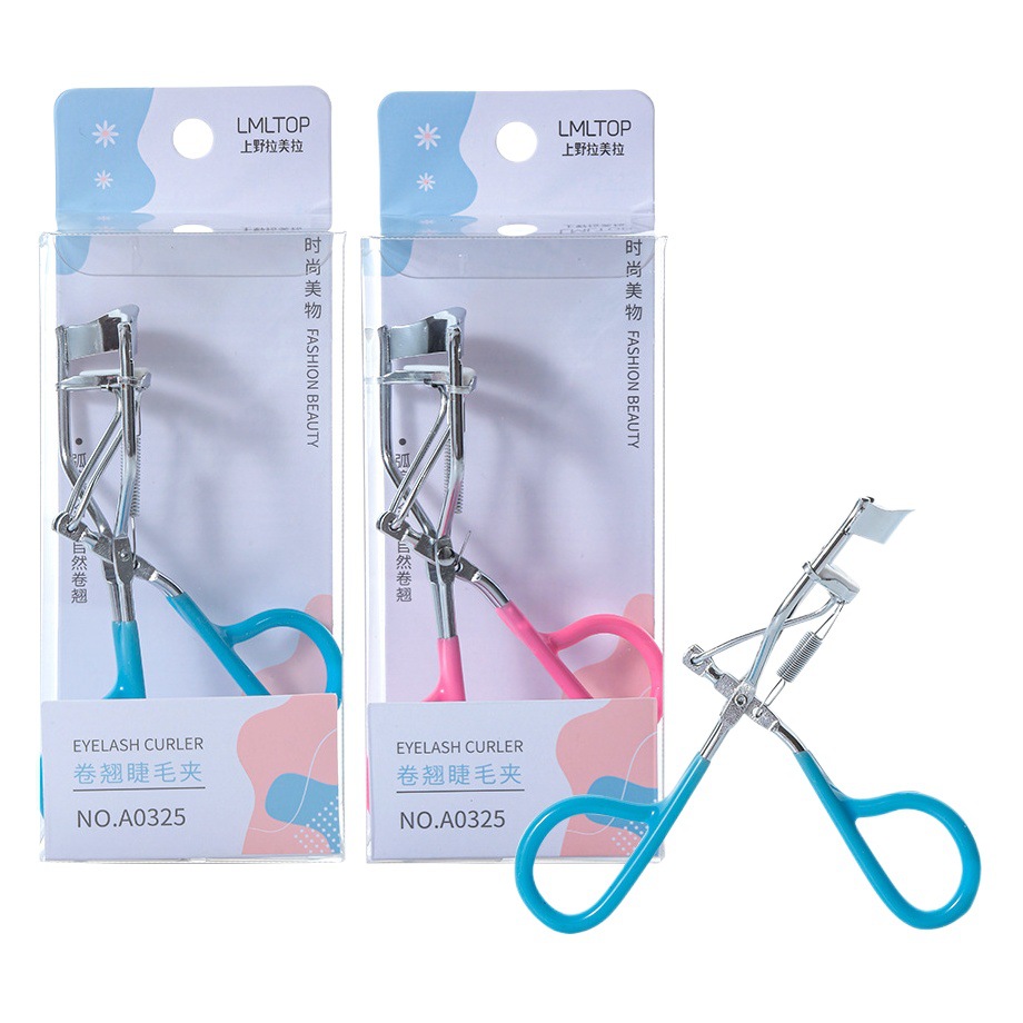 Lmltop Acero inoxidable rizador de pestañas solo conjunto integral ajuste en forma de ojo dispositivo de belleza herramienta a0325