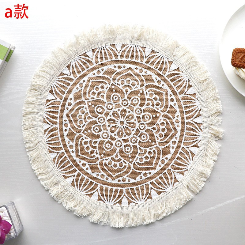 A형 황마 플레이스매트