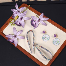 新中式新娘旗袍复古发簪发饰仿真花朵国风发钗耳环汉服晨袍头饰品