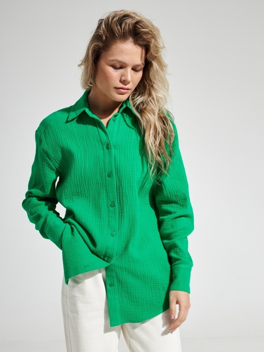 Comfort Function Loose Version Solid Color Pattern Wholesale Women'S Casual Solid Color Long Sleeve Blouses