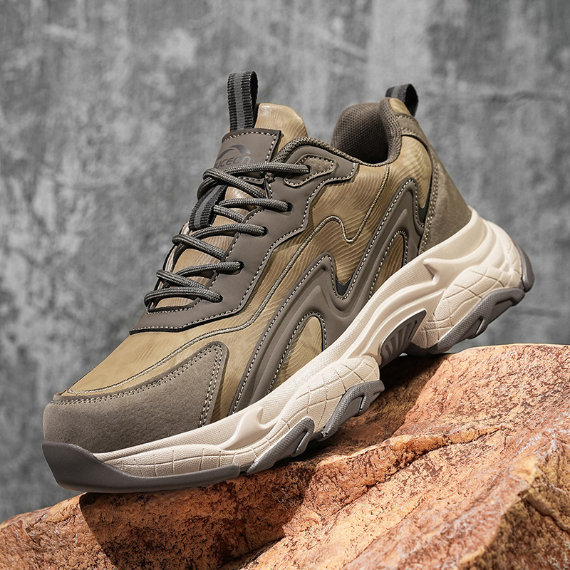 代发男鞋秋冬季休闲皮面防水运动鞋黑色爸爸鞋防滑加绒保暖棉鞋