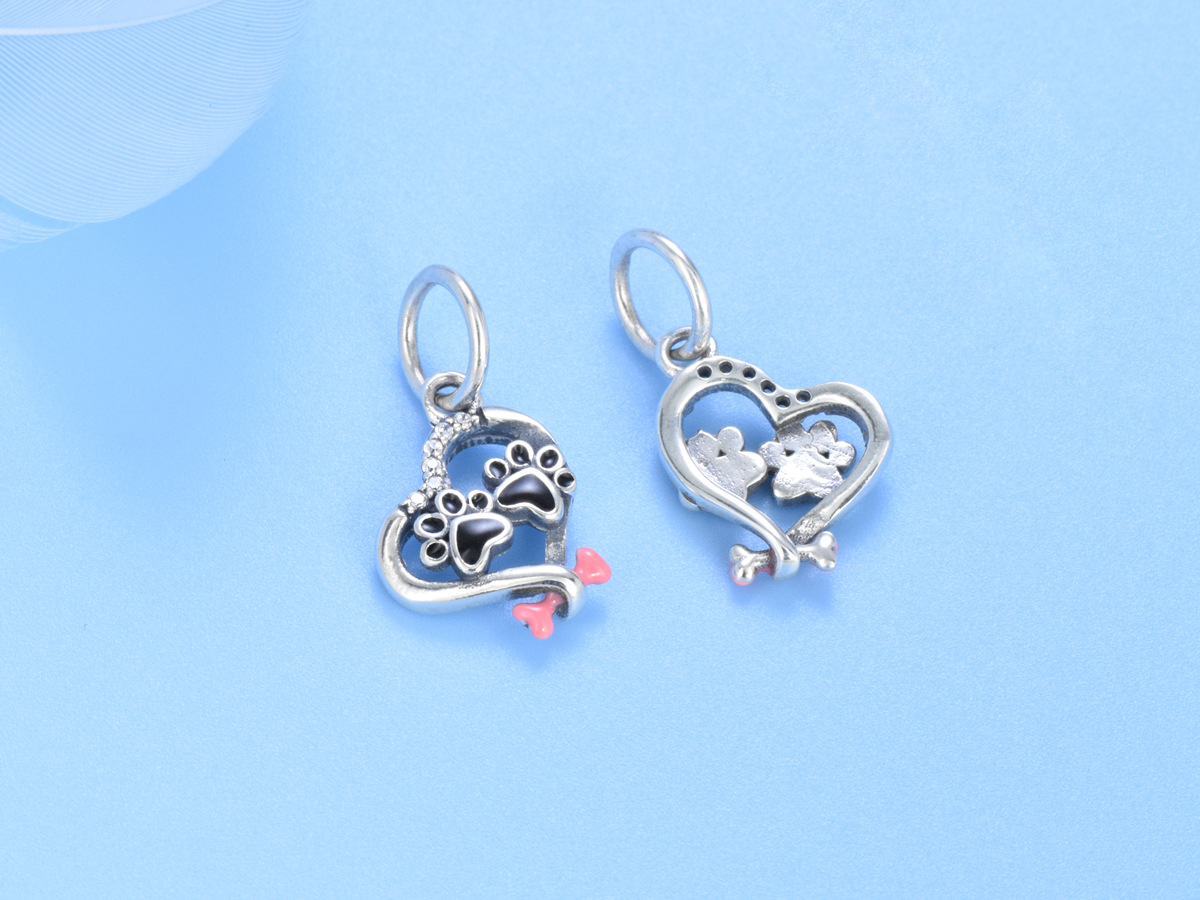Simple Style Heart Shape Sterling Silver Polishing Jewelry Accessories display picture 2