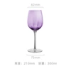 Purple wineglass