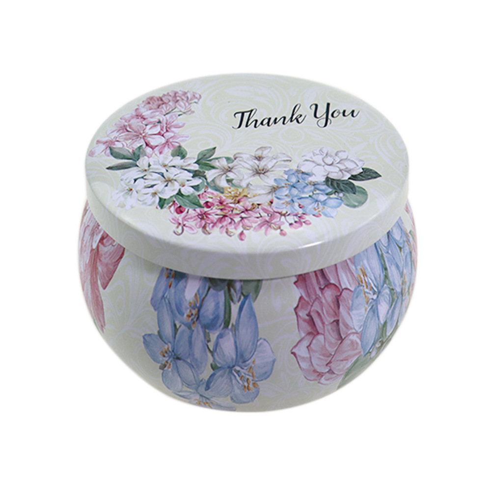 Venta al por mayor de fábrica: Tarro de hojalata de estilo étnico de 4.4 oz con forma de barriga grande para sirope de pera, dulces, té, velas aromáticas y almacenamiento de alimentos. image 15