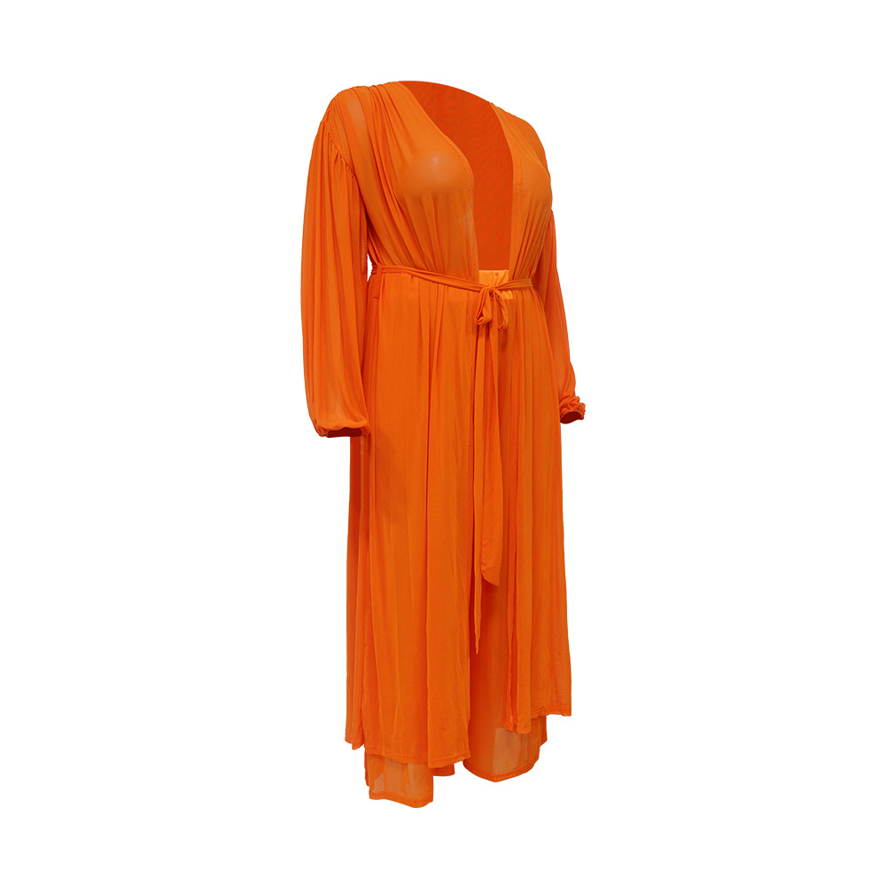 Damesæt buksesæt til plus size med flagermusærmer elegant_voghion.com