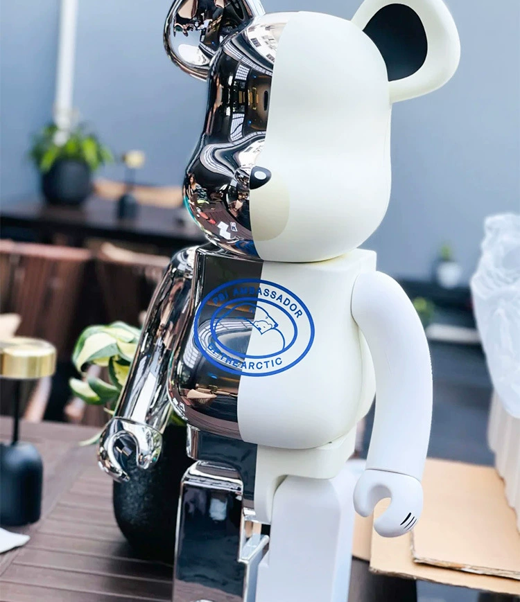 Bearbrick агрессивный медведь пустая гора 2G сустав агрессивный медведь подвергся электрохимической обработке суставы, полярный медведь 400% цветная коробка
