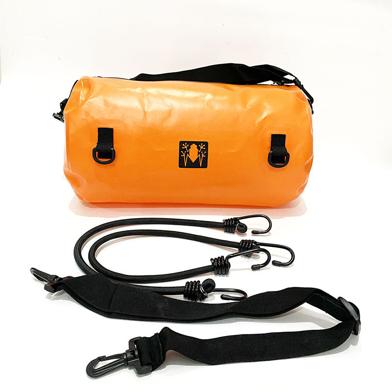 Waterproof Cylindrical Backpack, Motorcycle Riding Waterproof Bag, Diving-Grade Motorcycle Travel Gear Bag, Top Bag, Bumper Bag, Horizontal Bag