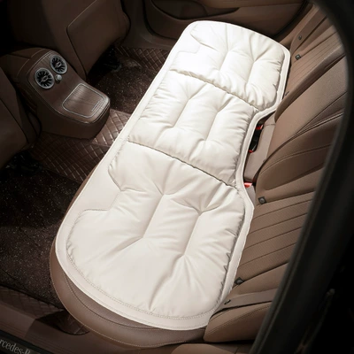 Seat cushion, seat cover, leather winter single-piece Mercedes-Benz BMW - non-standard-net-version-creamy-white-back-single-sheet