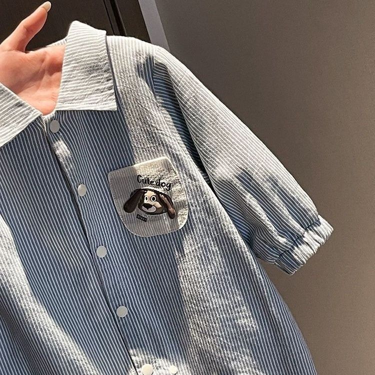 婴幼儿衣服春秋款连体衣超萌男女宝宝包屁衣纯棉哈衣外出衬衫爬服|undefined