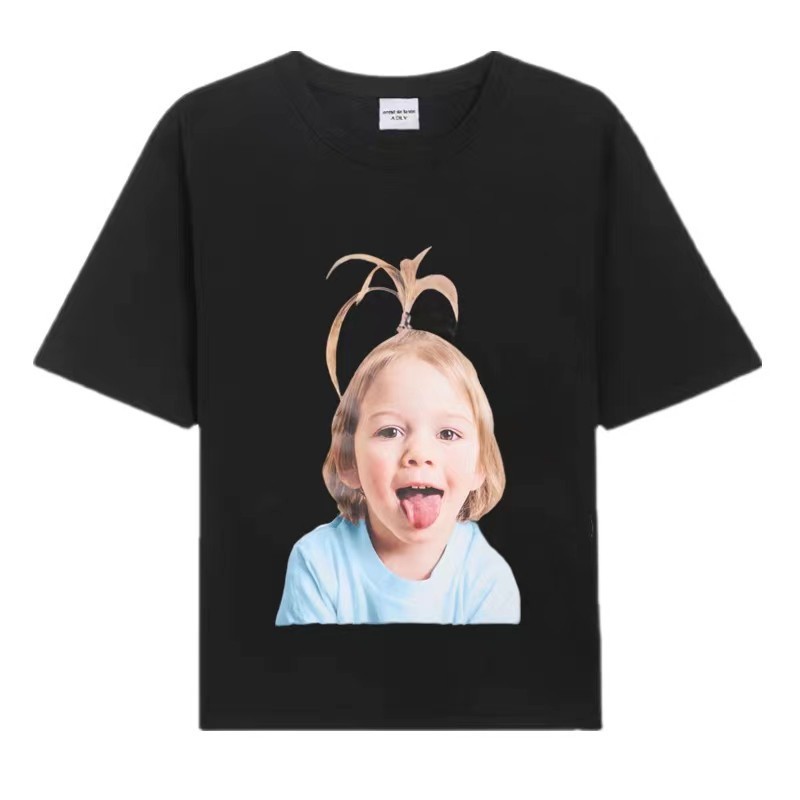 [韓国版] 2025 新韓国 ADLV 半袖ドーナツボーイ Tシャツ純綿ルーズカップルトップ女性用|undefined