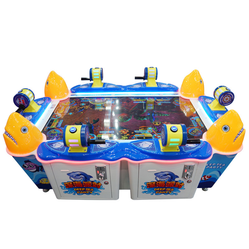 Video game City entertainment equipment six-person fishing children fishing deep sea fishing amusement machine Ocean Star gift machine