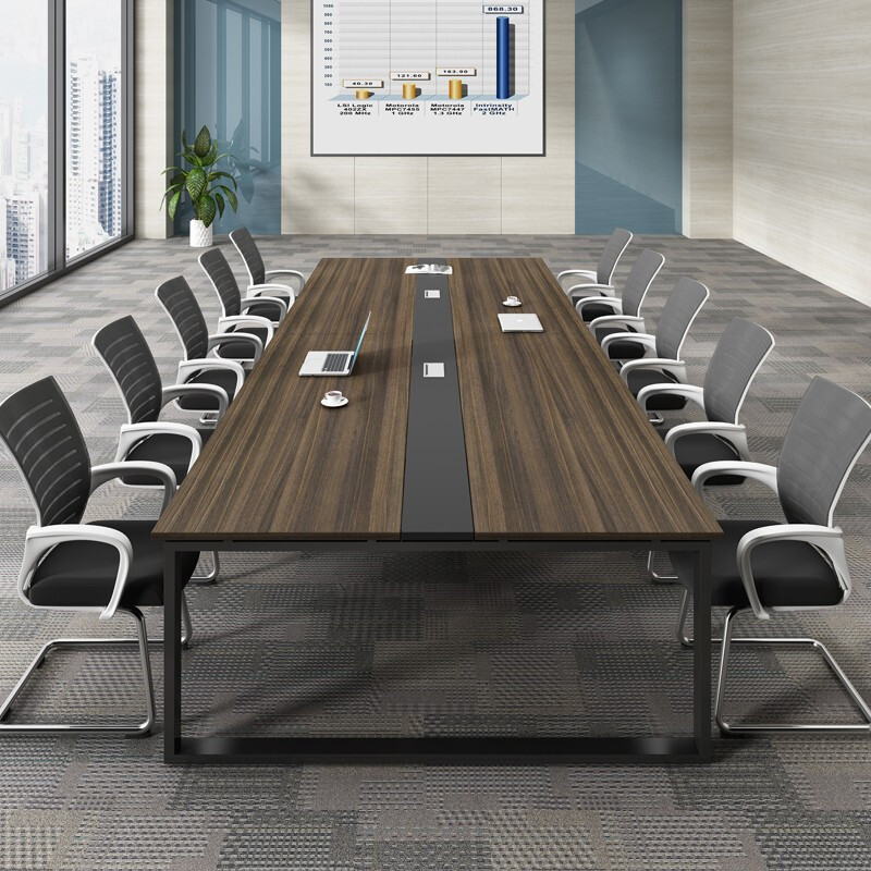 会议桌长桌培训洽谈桌椅组合办公桌工作台组合家具办公家具厂批发